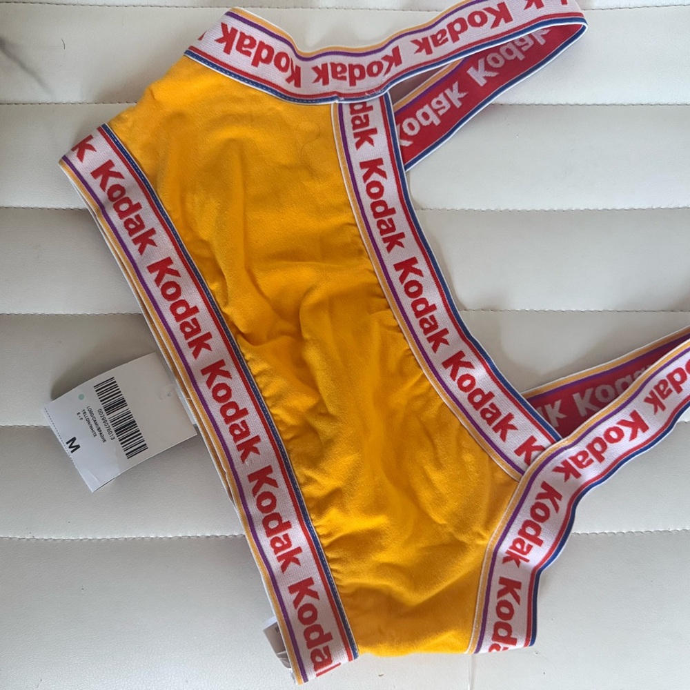 Forever 21 Yellow Kodak Branded Top